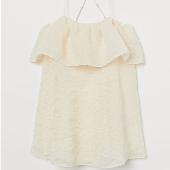 H&M A-line Cream Dress - Picture 1 of 3